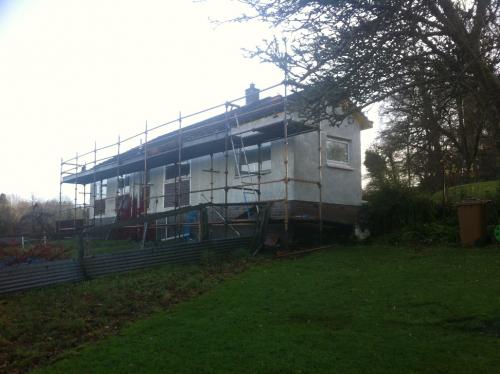 New build Harloup House before 1