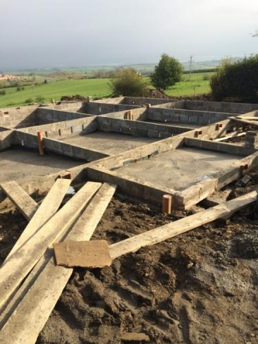 New build Harloup House during 2