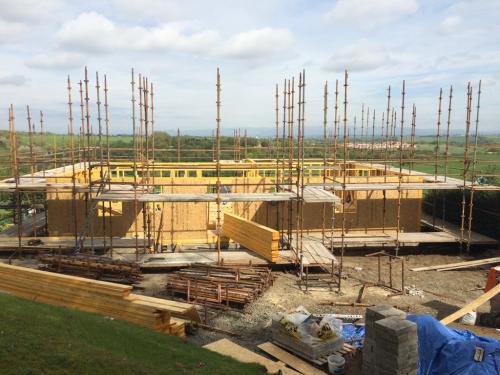 New build Harloup House during 3