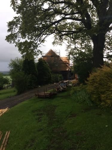 New build Harloup House during 6