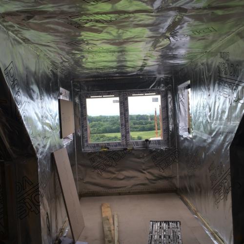 New build Harloup House during 8